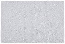 Madison Park Signature Marshmallow Banheiro Tapete Não deslizante, tapete de banho luxuoso, absorvente, seco rápido, decoração de banheira de spa, 20x30, cinza