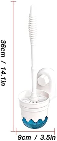 Escova de vaso sanitária guojm tocador de vaso sanitário toucher doméstico montado no vaso sanitário pincel banheiro longa alça