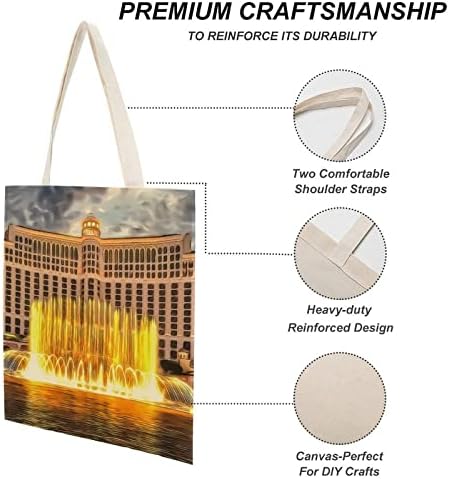 Las Vegas Reutilabilable Grocery Bag City Market Bag Bag Presente para seu presente de festa de despedida de solteira