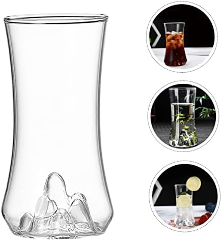 Zerodeko 1pc guanshan xícara de chá de chá limpo copos de xampão copos de vidro transparentes de copo de vidro de vidro de vidro caneca de vidro copo de copo de copo de copo de chá com copo de vidro de vidro de vidro