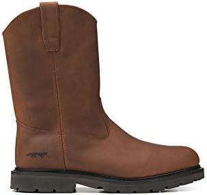 Golden Fox Men's Leather Wellington Farm & Construction Rigger Boots