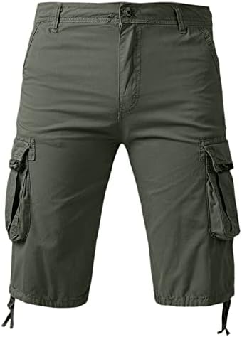 Macacão de verão Fino solto shorts plus shorts calças multipockets para homens ao ar livre Casual Casual calças cortadas