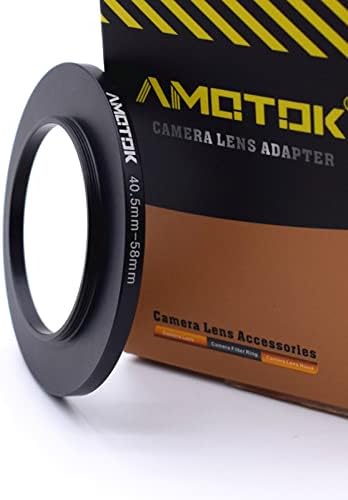 Lente de 49 mm a 46mm Adaptador de lentes da câmera, anel de desponto de filtro de 49 mm-46mm, compatível com todo o acessório