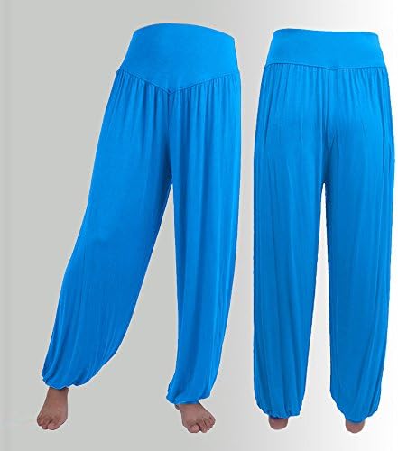 iyyvv plus size feminino casual harém calça de harém casual colorido esportivo de cor de ioga