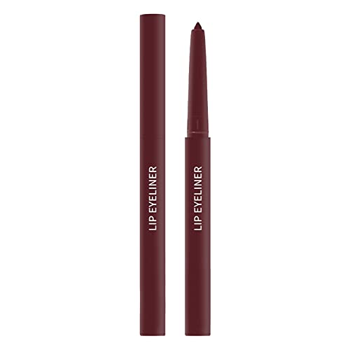 Xiahium Formleless Beauty by Lip Gloss impermeável não manchas batom lápis lápis lápis borda rosa Mattes Lip Soll Lip Liner 0.5ml Lip