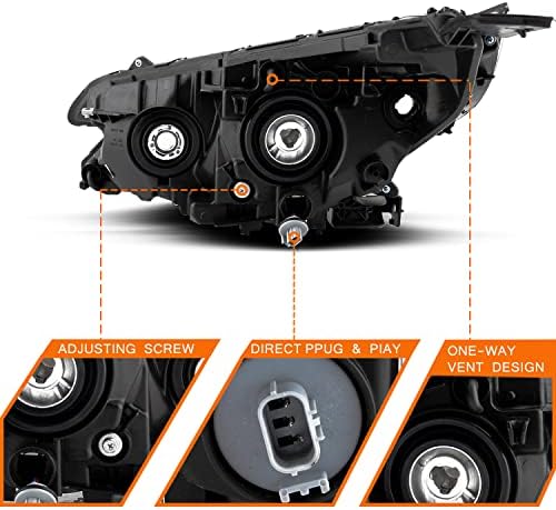 Montagem do farol de veículos compatíveis com 2015 Honda CR-V Driver e lado do passageiro