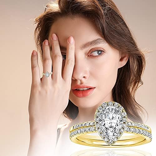 Anéis para mulheres 2023 Presentes de aniversário Love Anel de moda Diamante Drop Water escultura em forma de diamante em forma de diamante