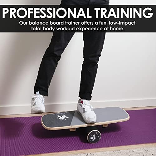 Surf Balance Board, placa de treinamento que não é deslizamento com rolhas ajustáveis, equipamentos de exercício de equilíbrio para