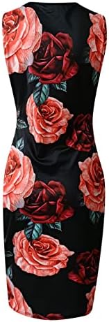 Vestido charella para feminino sem mangas espaguete stap spaghetti stap spandex gráfico floral sexy vestido lápis adolescente 2023