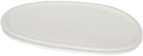 Corningware French White Cobertura de plástico oval de 23 onças - 2 pacote