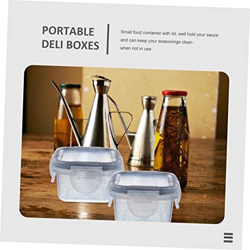 YARNOW 5PCS Alimentos Contêiner de recipiente de deslocamento de recipientes para crianças recipiente de caixa de maquiagem