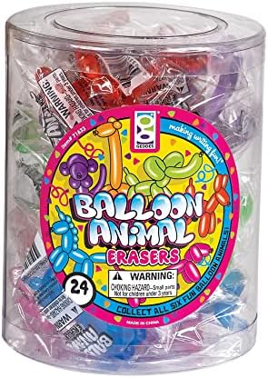 Raymond Geddes Balloon Eraser Animals Tub de 24,