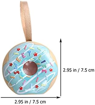 PartyKindom Wedding Favor Boxes Caixas de Favor de Casamento Snack Gifts 4pcs Donut Tinplate Caixas de Pacote de Pacote de Pacote