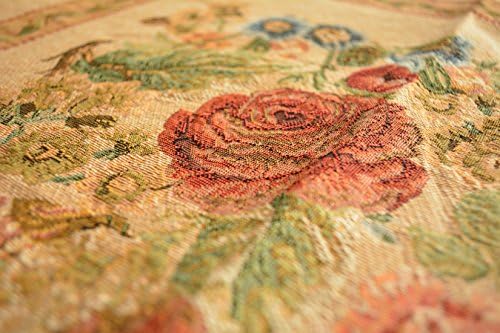 Tache 35 x 35 polegadas países florais matinais rústicos Meadow Square Tapestry Towestry Towloths - 3098