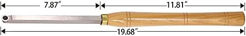 Finalizador de gorjeta de gorbo de madeira Torneamento de torno de torno de cinzel Barra de ferramentas com CI0 Cutter de inserção