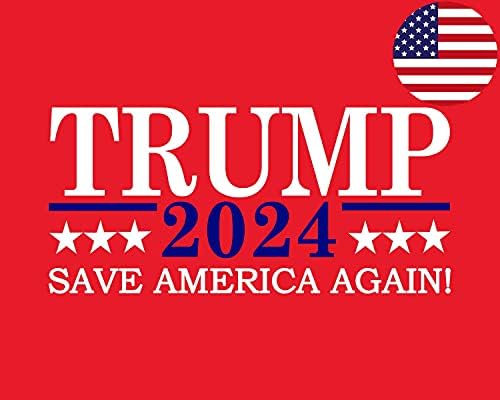 Trump 2024 Hat, Donald Trump Save America novamente Cap de beisebol vermelho ajustável