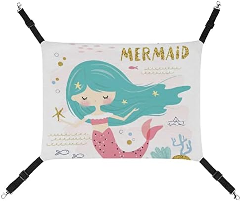 PET HAMMOCK MERMAID CAT CACA DE DORMENTE COM TIPAS AJUSTÁVEL E GAYS METAL 16,9 X13