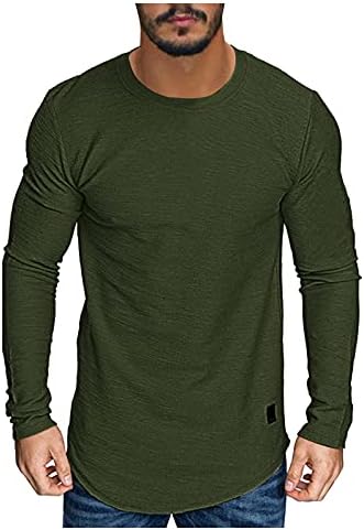 Gdjgta Men Topcotton Basic Solid ColorSportSportCasual Camiseta macho