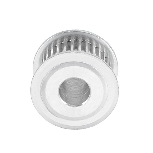 alumínio uxcell 30 dentes de 8 mm 2,032 mm Polia de correia de tempo de inclinação para cinto de 10 mm