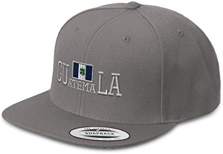 Pros rápidos Snapback Hats for Men & Women Guatemala Bandeira Bordado de Base de beisebol Flat Bill