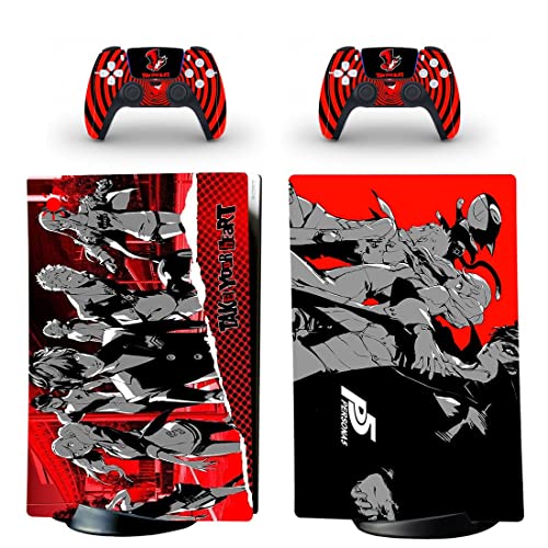 Jogo personanxy 5 ren amamiya ann takamaki ryuji sakamoto ps4 ou skin skin skin para playstation 4 ou 5 console e 2 controladores decalque vinil v15829