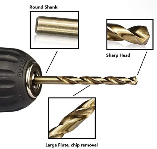 Mountain Men Bits de broca multiuso 1-13mm HSS M35 Torcer com revestimento de cobalto Bit Bit Wood/Metal Hole Cutter redondo