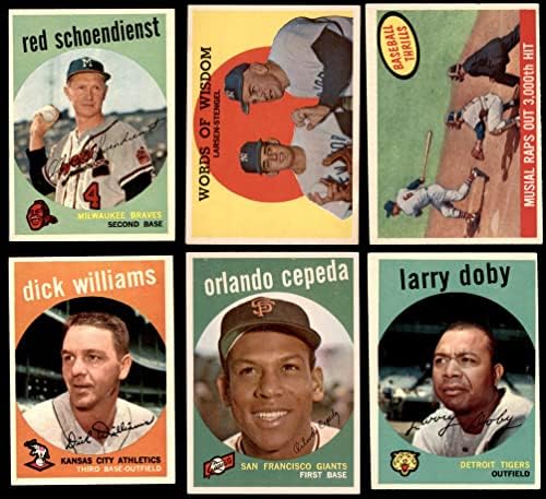 1959 Topps Baseball 200 Card Starter Set/lote EX/MT