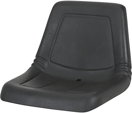 Black Talon Highback Lawn Mower Seat -preto, número do modelo 115000BK