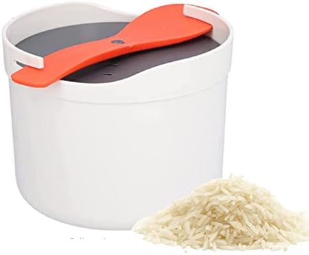 Conjunto de fogão de arroz de microondas, vapor de fogão de arroz de microondas 2L, fabricante multifuncional de fogão de cozinha de panela de panela de mamas de grande capacidade, cozinha de cozinha para uso em casa de viagem