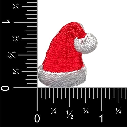 1 polegada pequena/mini - Natal - Papai Noel - Ferro bordado em patch