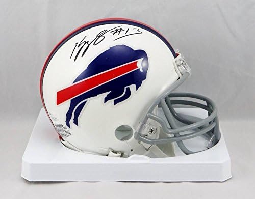 Kelvin Benjamin autografou Buffalo Bills Mini capacete -JSA Testemunhou Auth *Black - Mini Capacetes Autografados da NFL