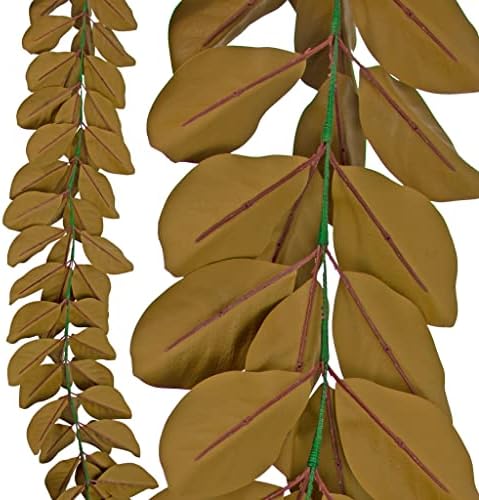 Garland de Natal de folha de magnólia de 6 pés de 6 pés