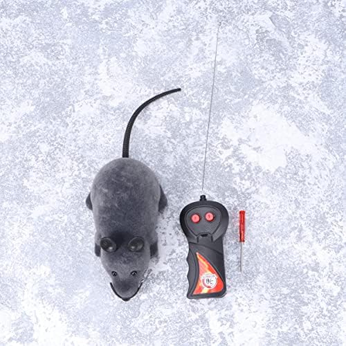 Homsfou Kids Toys Toys Toys Toy Rat Toy, MELOS Eletrônicos sem fio Toy RC Toy para gatinho gatinho cachorro Pet Novty