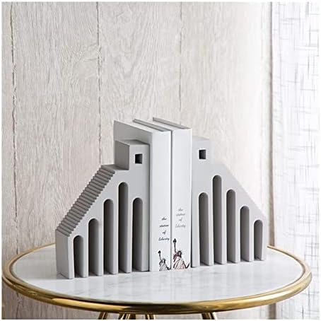 SOGUDIO Decoração de casa moderna Cemimento minimalista Modelagem de edifícios Bookend Perend Shelf Sala de estar TV Gabinete de TV