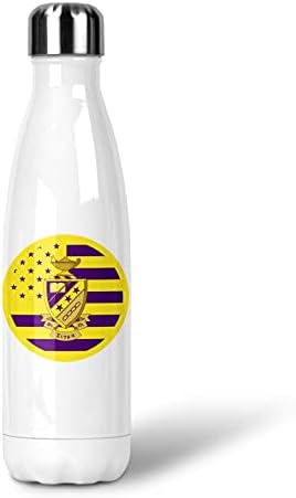 Phi Sigma Pi Fraternidade Aço inoxidável garrafa de água 17 oz