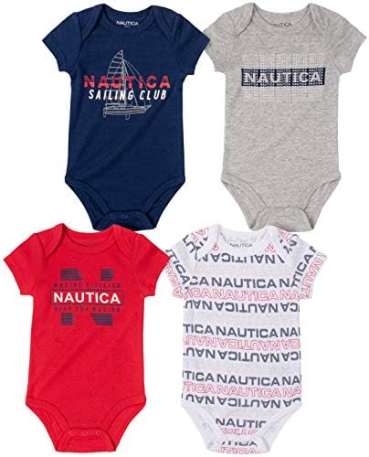 Nautica Baby-Boys 4 peças embalam corpos