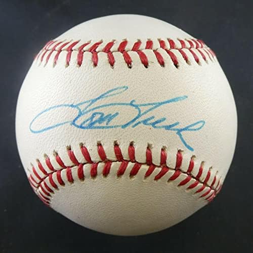 Tom Tresh NY Yankees Legend Singed AL Baseball - Baseballs autografados
