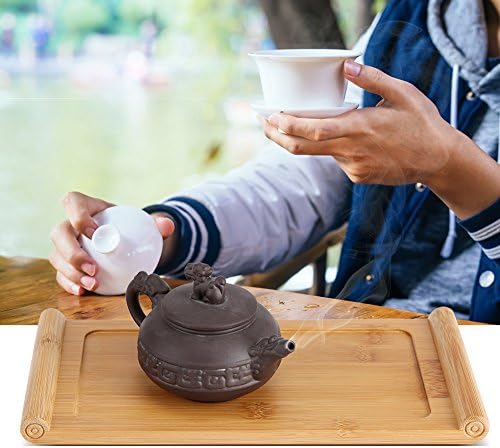 Bandeja de chá, bandeja de chá de rolagem de bambu