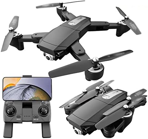 Qiyhbvr mini drone fluxo óptico posicionamento rc quadcopter com câmera 4k HD, retorno inteligente GPS, fluxo de GPS/fluxo óptico