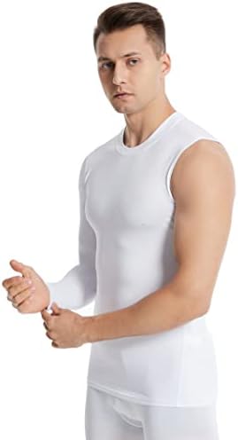 Novas camisas de compressão para homens 1/2 braço único de manga longa camada de base de camiseta de camiseta de
