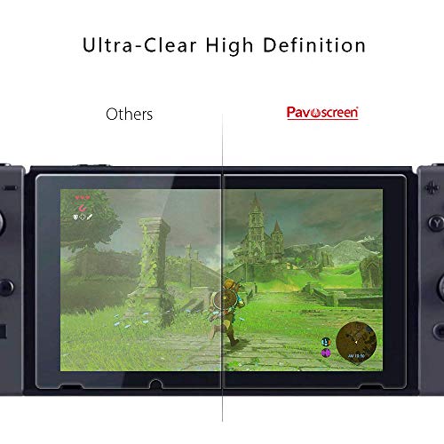 Pavoscreen para Nintendo Switch Tela Protector Matte Glass, Anti-Glare sem vidro temperado deslumbrante/anti-Fingerprint