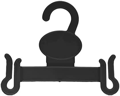 WELLIEST (pacote de 50, rack de exibição de cabide de flip -flip preto, suporte do gancho de chinela de sandália
