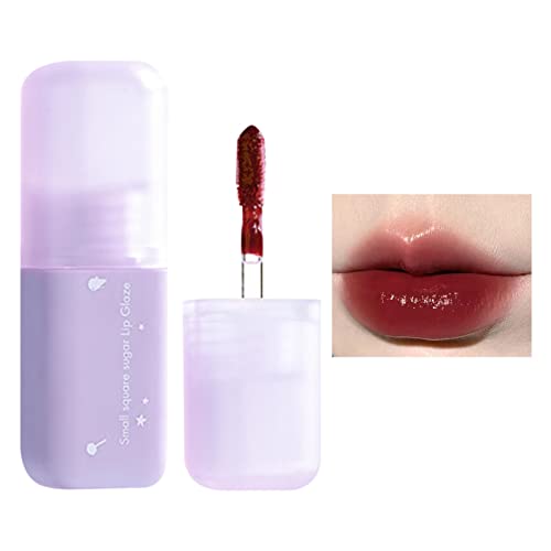 Pacote de lips com brilho labial transparente Lip Long Glaze Film Wet non Fade High Pigmment Batom Lip Lip Gloss Water