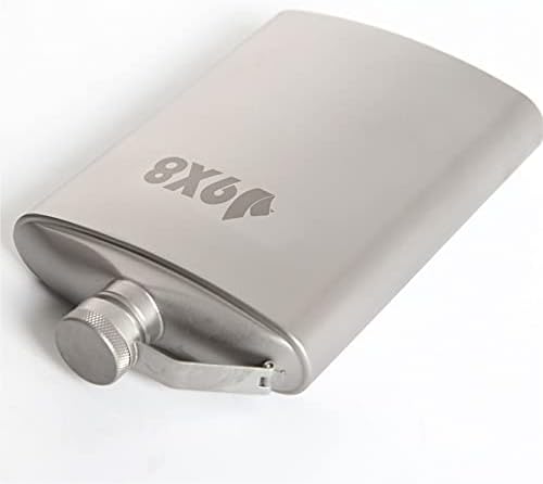 V9x8 220ml 7,4oz Titanium Hip Flask Copo de Sapa de Sake