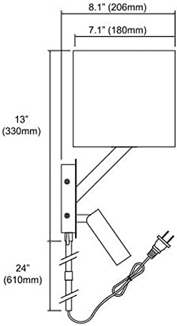 Dainolite Ltd DINDLED496-SC SCENCE DE VRAÇÃO ONE SCECELA DE MARAL PARA FIXAS DE LIGHT-LIGHT-LIGH