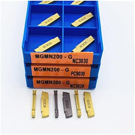 Ferramenta de moagem de superfície 10pcs Ferramenta de slotting MGMN150 MGMN200 MGMN300 MGMN400 NC3020 NC3030 PC9030 Slotting de alta precisão Inserir inserção de carboneto: 10pcs)