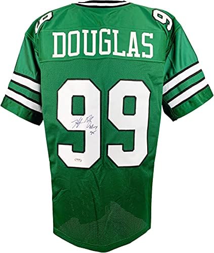 Hugh Douglas autografado assinado Jersey NFL New York Jets PSA COA