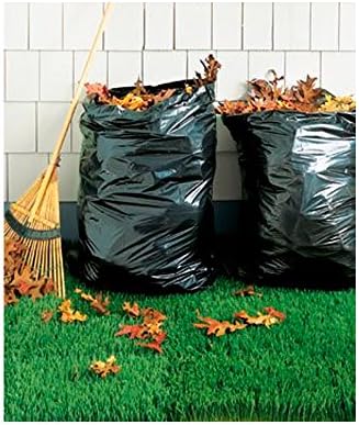 120 ct grandes sacos de lixo multiuso forte folha de gramado lixo pesado lixo de 39 galões 120 ct sacos pesados ​​saco