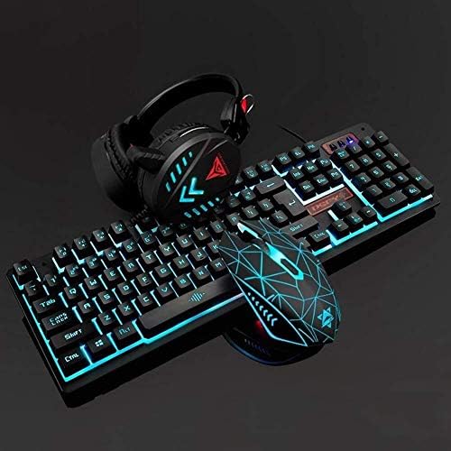 Teclado de teclado RAXINBANG, teclado de teclado 4pcs para jogos de teclado mouse houset helfitset de mouse à prova d'água