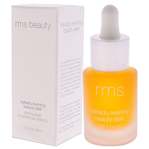 RMS Beauty Kakadu Evening Beauty Elixir - soro de óleo de cuidados faciais com antioxidantes e vitamina C para apoiar a pele